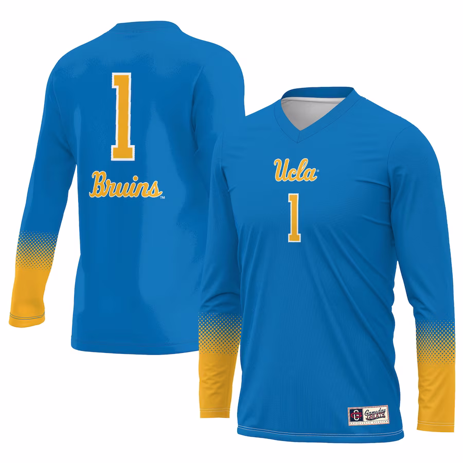 #1 UCLA Bruins GameDay Greats Unisex Lightweight Volleyball Jersey - Royal - Puhuasuan