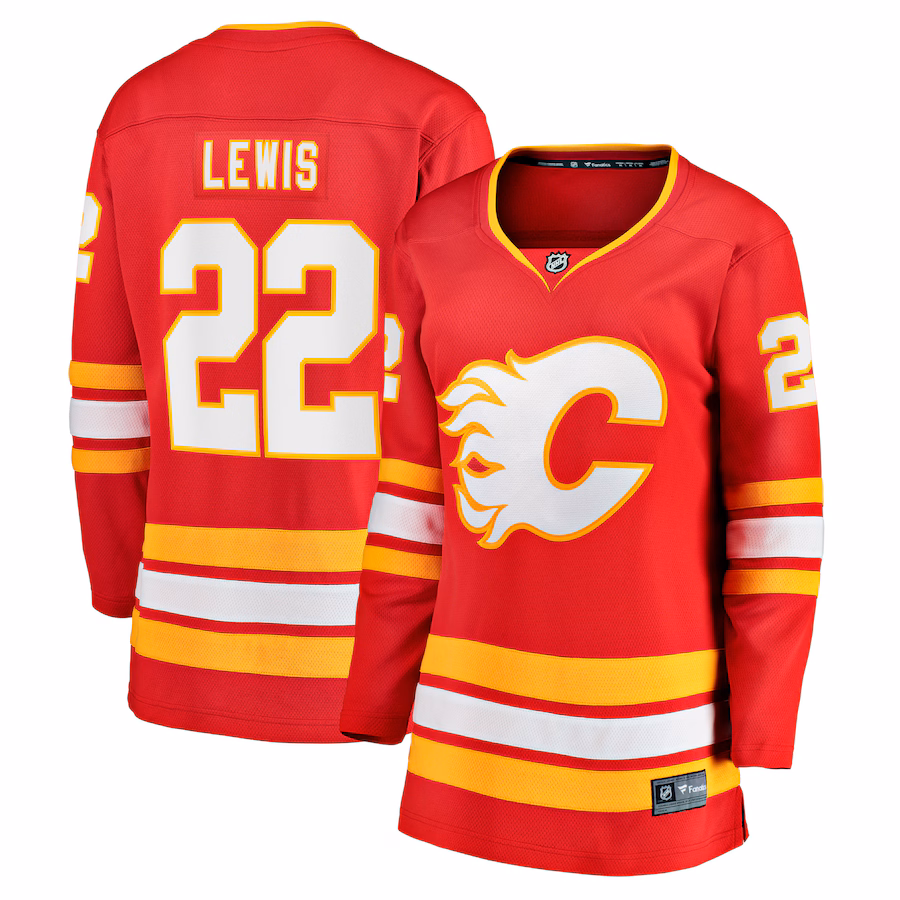 Women's Calgary Flames Trevor Lewis Fanatics Red Home Breakaway Player Jersey - Puhuasuan