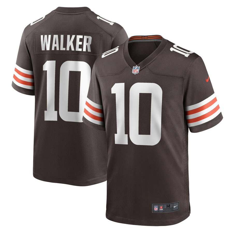 Men's Cleveland Browns Phillip Walker Nike  Brown Team Game Jersey - Puhuasuan
