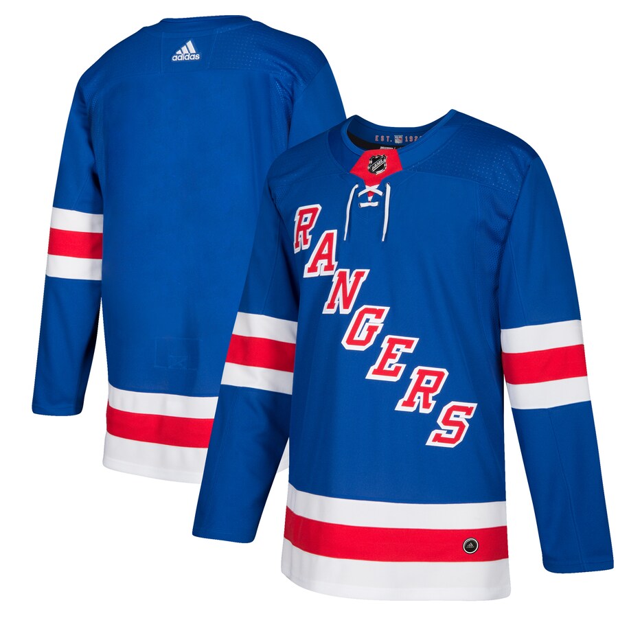 Men's New York Rangers adidas Royal Home Authentic Blank Jersey - Puhuasuan