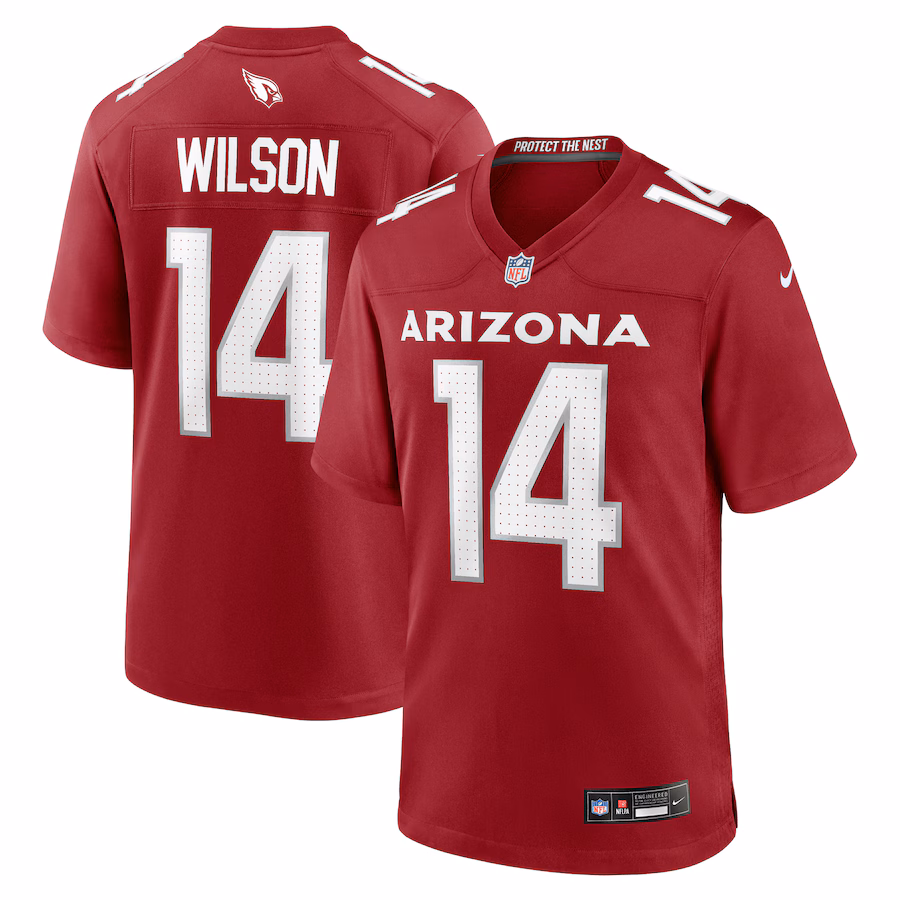 Men's Arizona Cardinals Michael Wilson Nike  Cardinal Team Game Jersey - Puhuasuan
