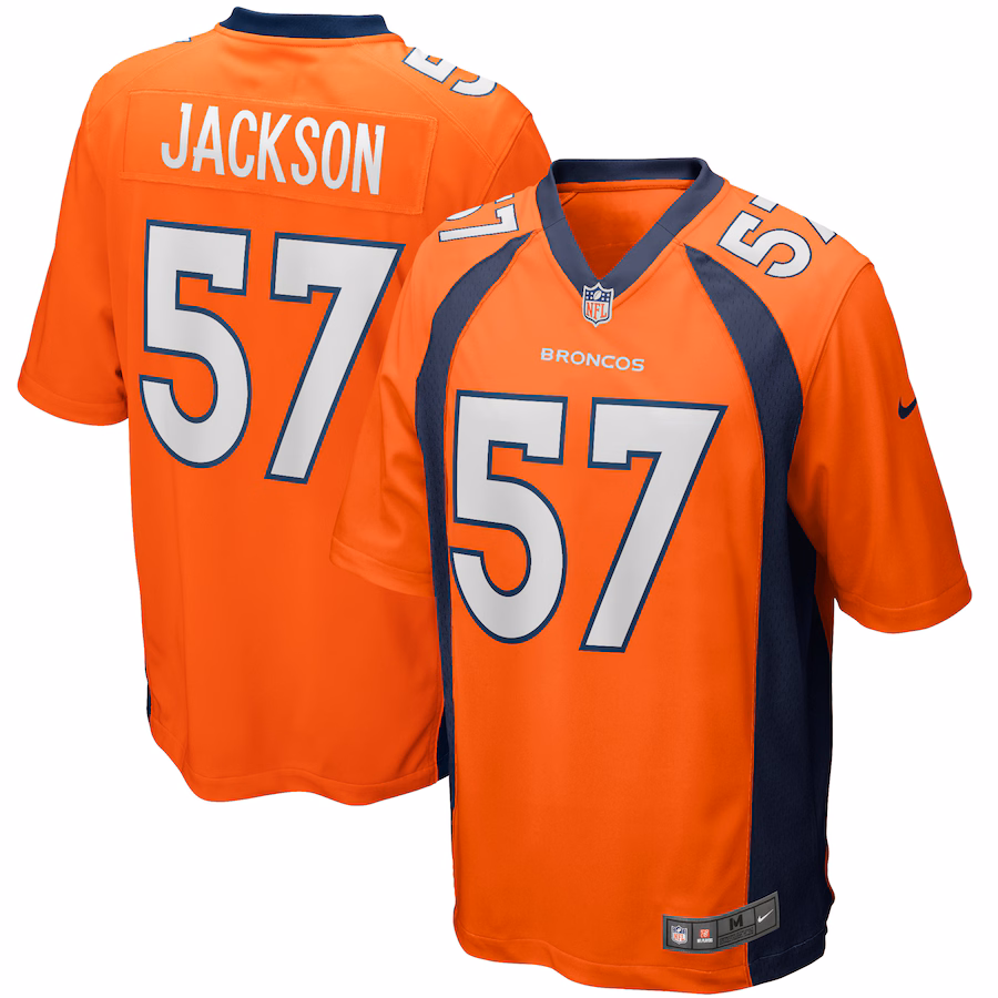 Men's Denver Broncos Tom Jackson Nike Orange Game Retired Player Jersey - Puhuasuan