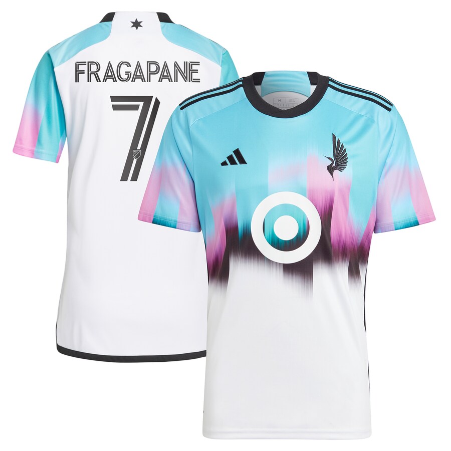 Men's Minnesota United FC Franco Fragapane adidas White 2023 The Northern Lights Kit Replica Jersey - Puhuasuan