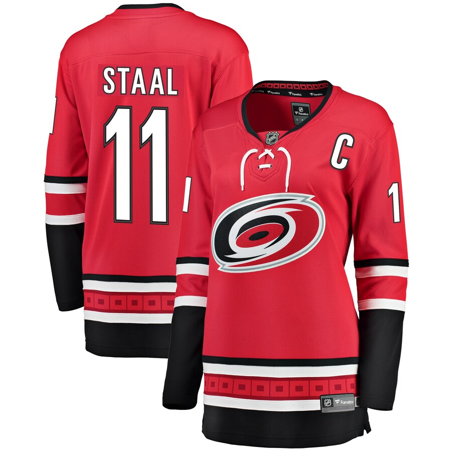 Women's Carolina Hurricanes Jordan Staal Fanatics Branded Red Alternate Breakaway Player Jersey - Puhuasuan