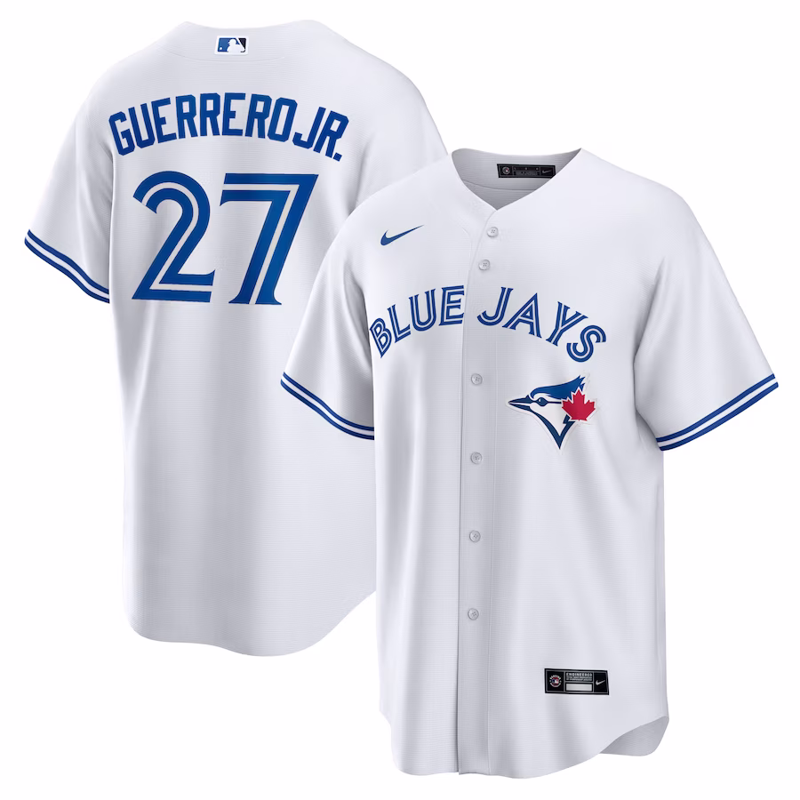 Men's Toronto Blue Jays Vladimir Guerrero Jr. Nike White Home Replica Player Name Jersey - Puhuasuan
