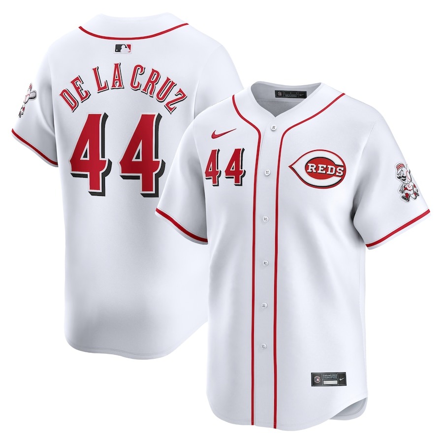 Youth Cincinnati Reds Elly De La Cruz Nike White Home Limited Player Jersey - Puhuasuan