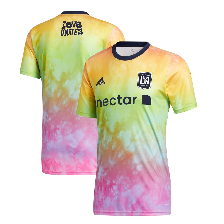 Men's LAFC adidas 2021 Pride Pre-Match Performance Top - Puhuasuan