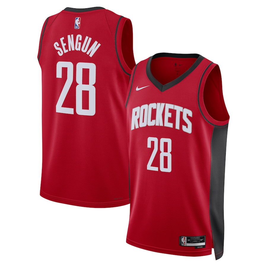 Unisex Houston Rockets Alperen Sengun Nike Red Swingman Jersey - Icon Edition - Puhuasuan