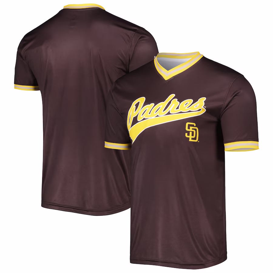 Men's San Diego Padres Stitches Brown Cooperstown Collection Team Jersey - Puhuasuan