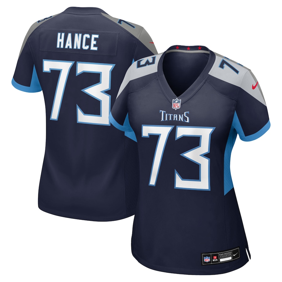 Women's Tennessee Titans Blake Hance Nike Navy Team Game Jersey - Puhuasuan