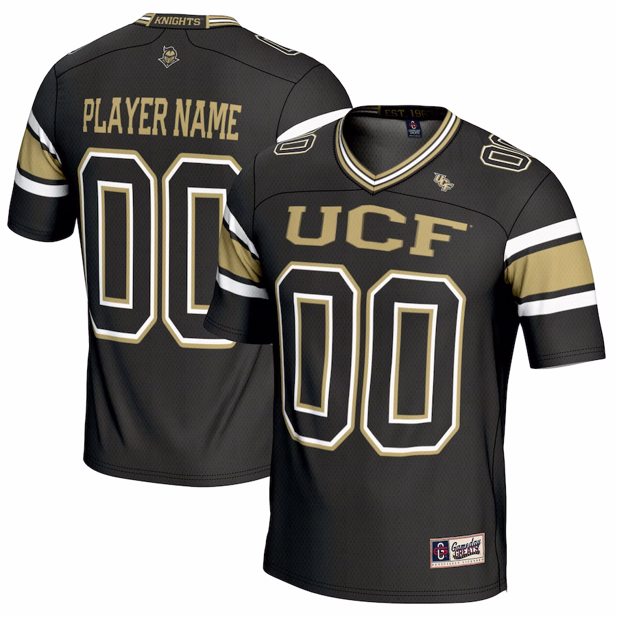 UCF Knights GameDay Greats Youth NIL Pick-A-Player Football Jersey - Black - Puhuasuan
