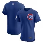 Men's Chicago Cubs Nike Royal Alternate Vapor Premier Elite Patch Jersey - Puhuasuan