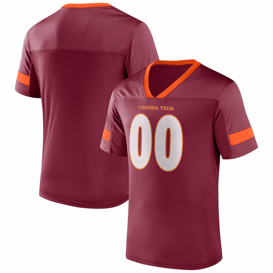 #00 Virginia Tech Hokies Fanatics Branded Kickoff Winner Replica Jersey - Maroon - Puhuasuan