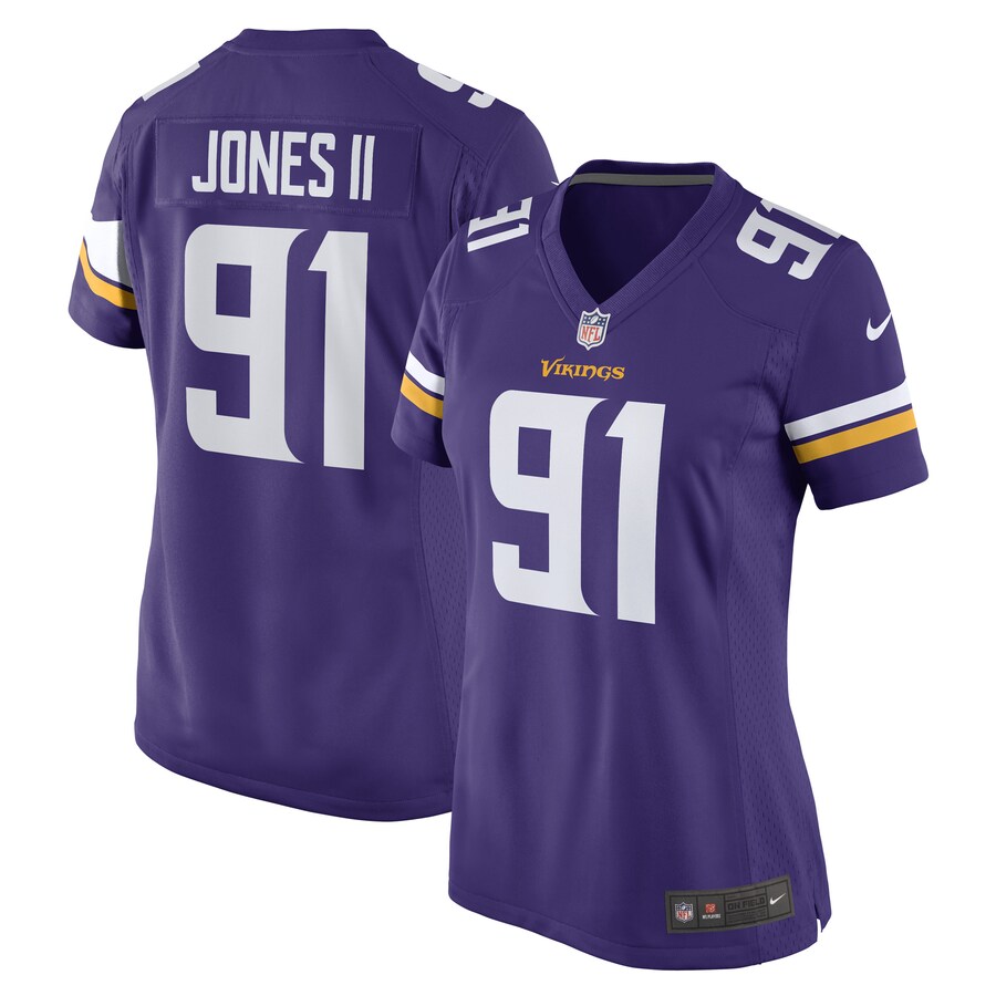 Women's Minnesota Vikings Patrick Jones II Nike Purple Game Player Jersey - Puhuasuan