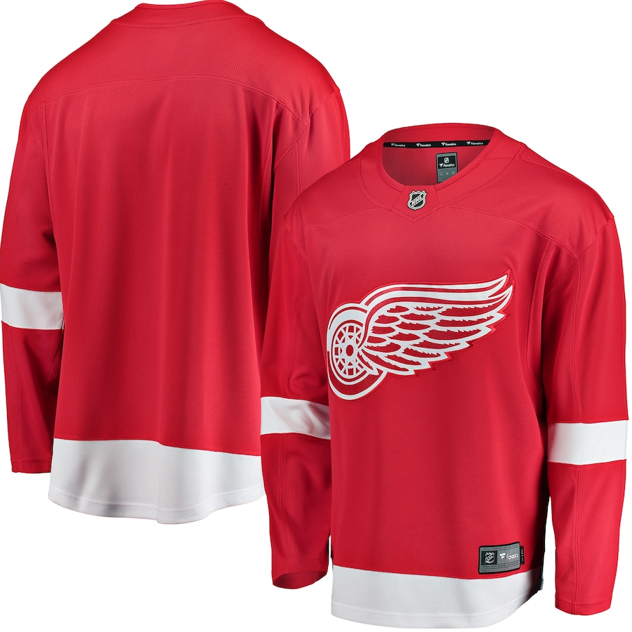 Men's Detroit Red Wings Fanatics Red Breakaway Home Jersey - Puhuasuan