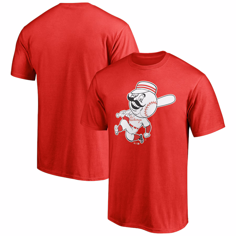 Men's Cincinnati Reds Red Cooperstown Collection Huntington T-Shirt - Puhuasuan