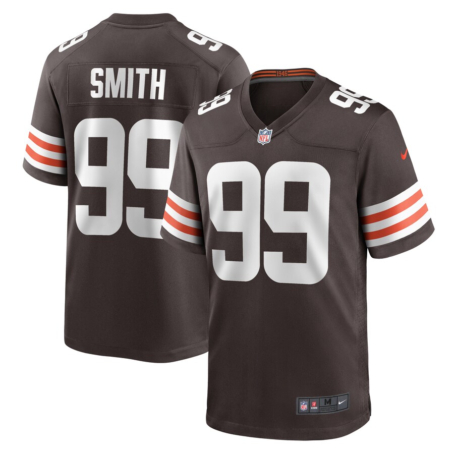 Men's Cleveland Browns Za'Darius Smith Nike  Brown Team Game Jersey - Puhuasuan