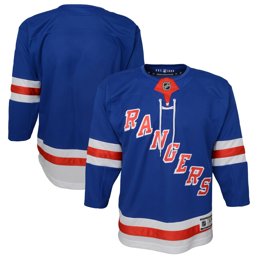 Youth New York Rangers Blue Home Premier Jersey - Puhuasuan