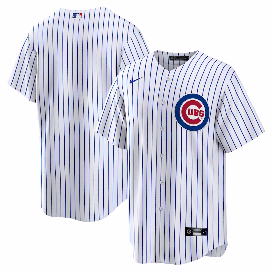 Men's Chicago Cubs Nike White Home Blank Replica Jersey - Puhuasuan