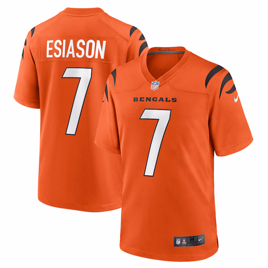 Men's Cincinnati Bengals Boomer Esiason Nike Orange Retired Player Alternate Game Jersey - Puhuasuan