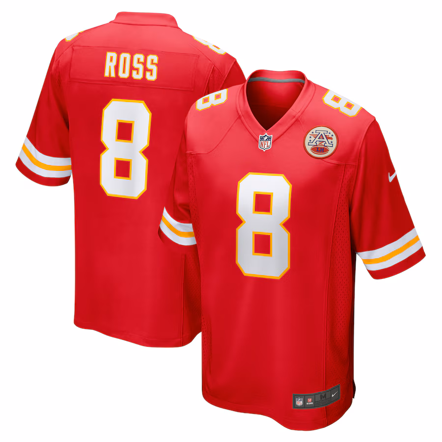 Men's Kansas City Chiefs Justyn Ross Nike Red Home Game Player Jersey - Puhuasuan