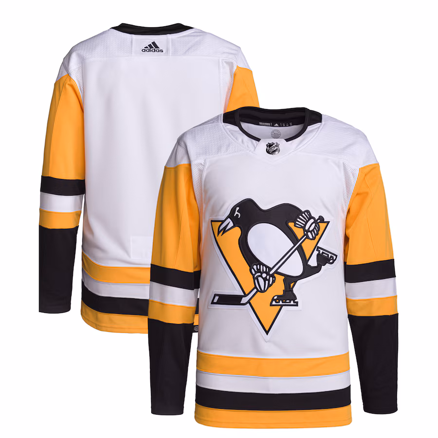 Men's Pittsburgh Penguins adidas White Away Primegreen Authentic Jersey - Puhuasuan