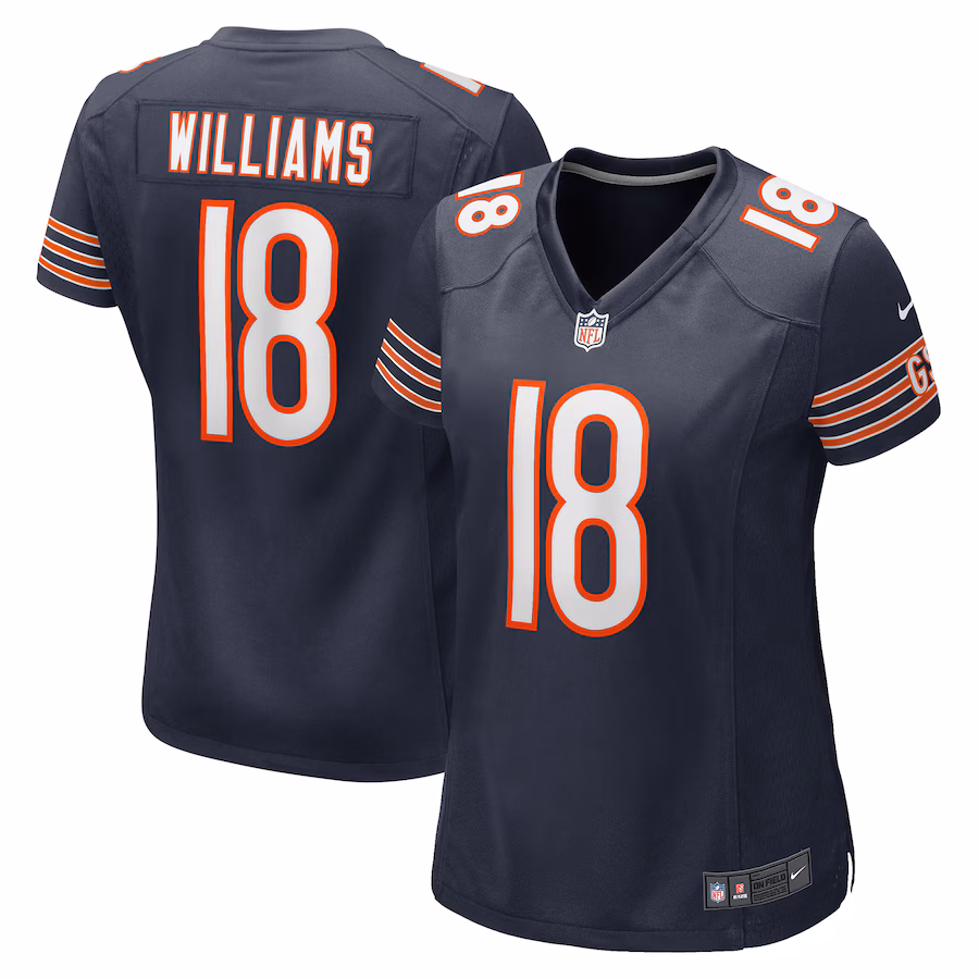 Women's Chicago Bears Caleb Williams Nike Navy  Player Game Jersey - Puhuasuan