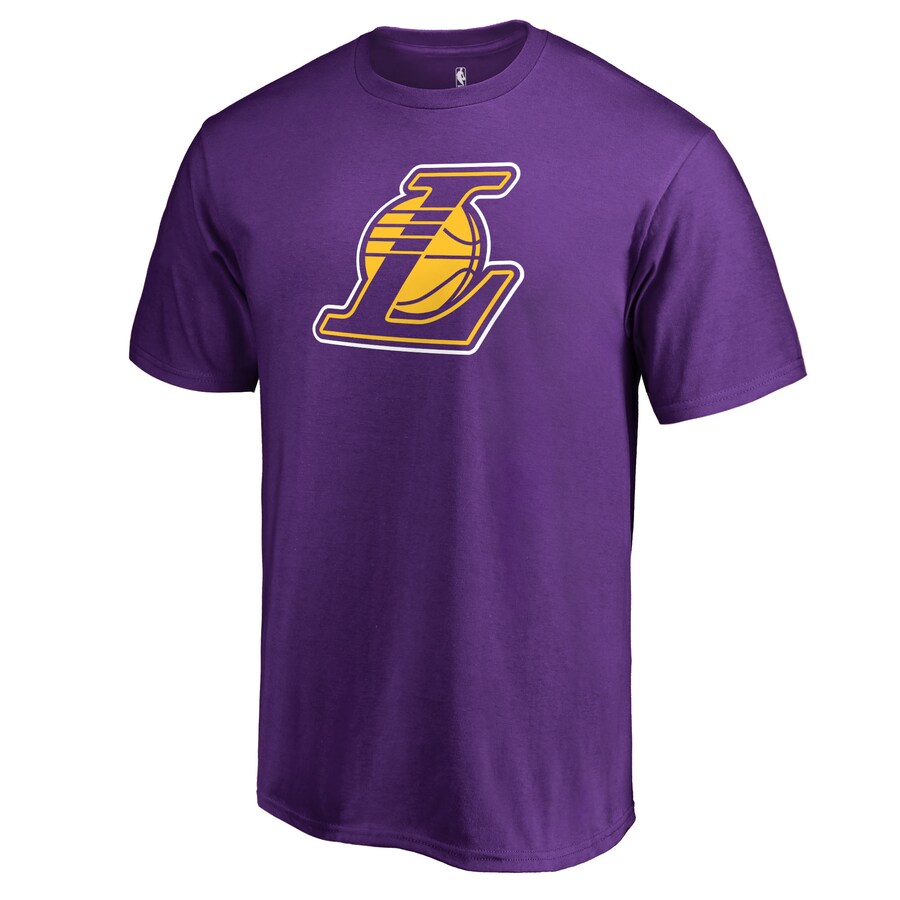 Men's Los Angeles Lakers Purple Alternate Logo T-Shirt - Puhuasuan