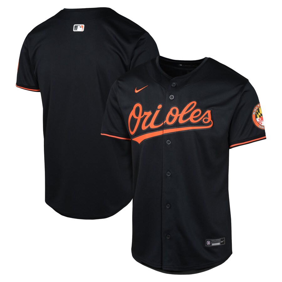 Youth Baltimore Orioles Nike Black Alternate Limited Jersey - Puhuasuan