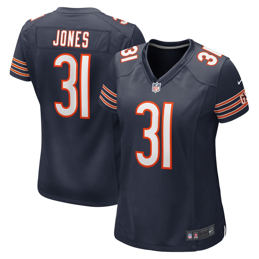 Women's Chicago Bears Jaylon Jones Nike Navy Game Player Jersey - Puhuasuan