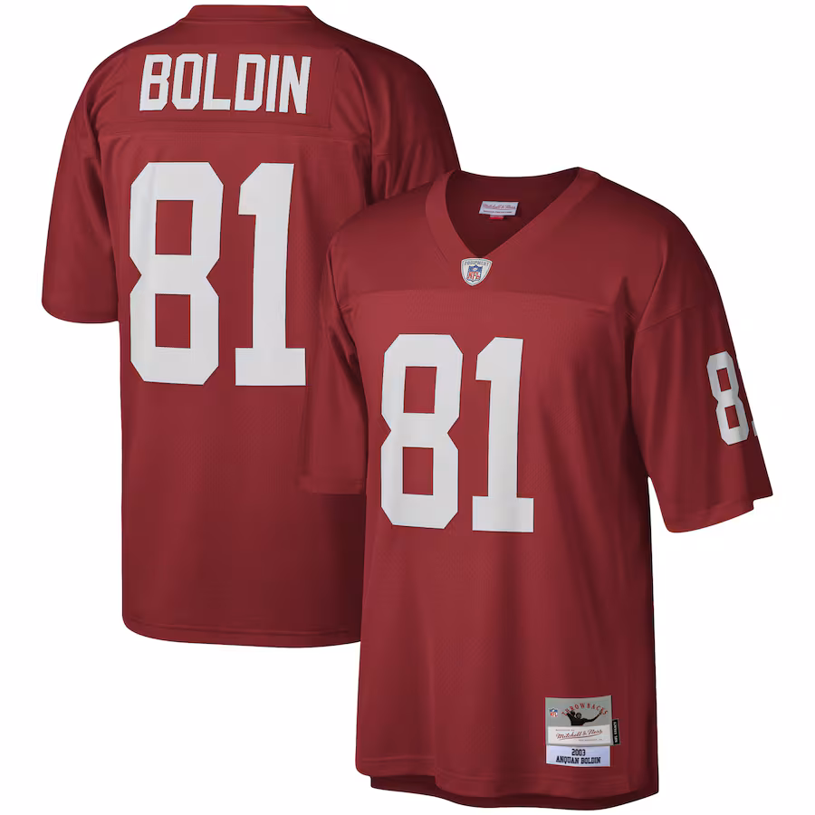 Men's Arizona Cardinals Anquan Boldin Mitchell & Ness Cardinal Legacy Replica Jersey - Puhuasuan