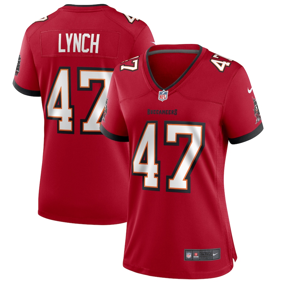 Women's Tampa Bay Buccaneers John Lynch Nike Red Game Retired Player Jersey - Puhuasuan