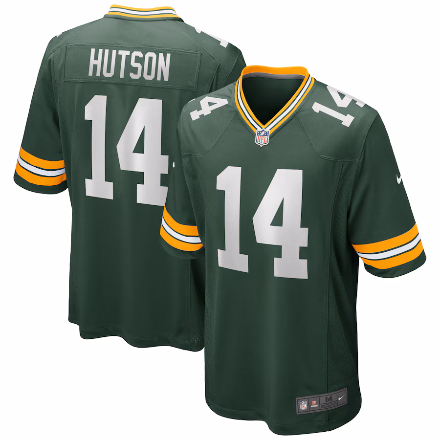 Men's Green Bay Packers Don Hutson Nike Green Game Retired Player Jersey - Puhuasuan