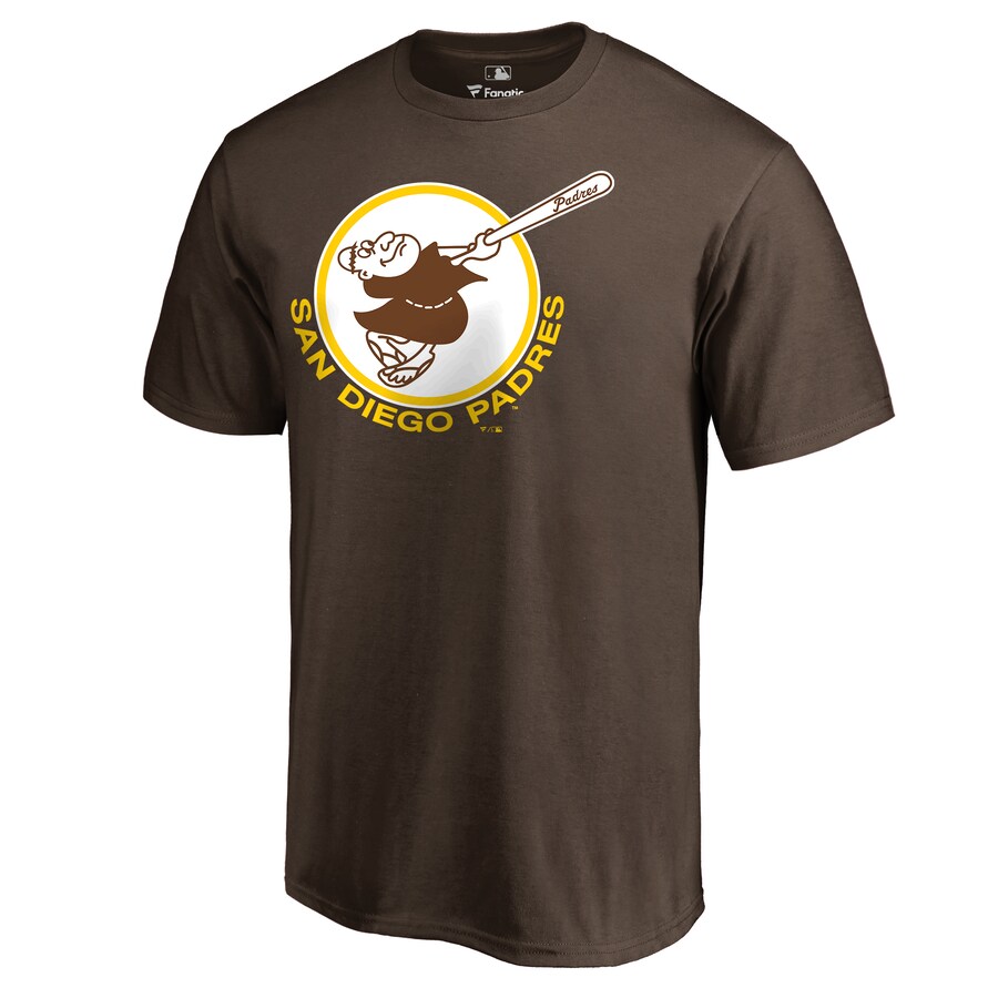 Men's San Diego Padres Brown Cooperstown Collection Forbes 2 T-Shirt - Puhuasuan