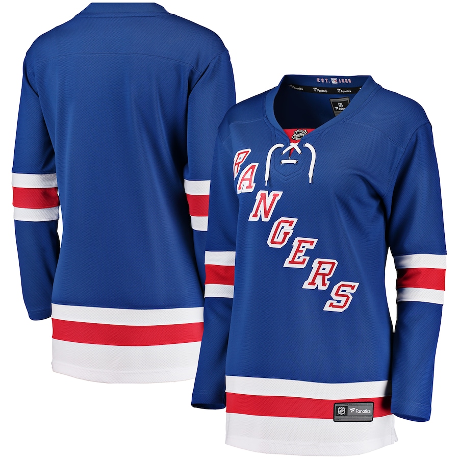 Women's New York Rangers Fanatics Blue Breakaway Home Jersey - Puhuasuan