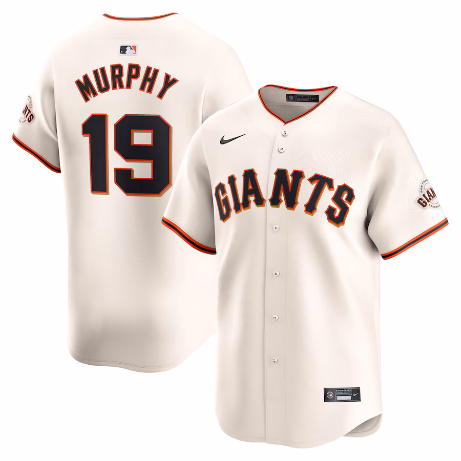 Men's San Francisco Giants Tom Murphy Nike Cream Home Limited Player Jersey - Puhuasuan