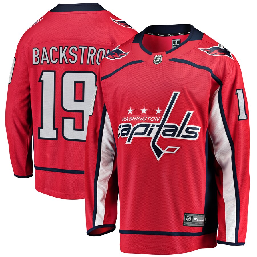 Men's Washington Capitals Nicklas Backstrom Fanatics Branded Red Breakaway Player Jersey - Puhuasuan