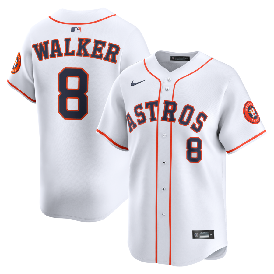 Men's Houston Astros Christian Walker Nike White Home Limited Player Jersey - Puhuasuan