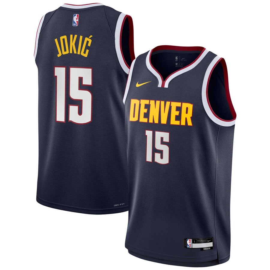 Youth Denver Nuggets Nikola Jokic Nike Navy Swingman Jersey - Icon Edition - Puhuasuan
