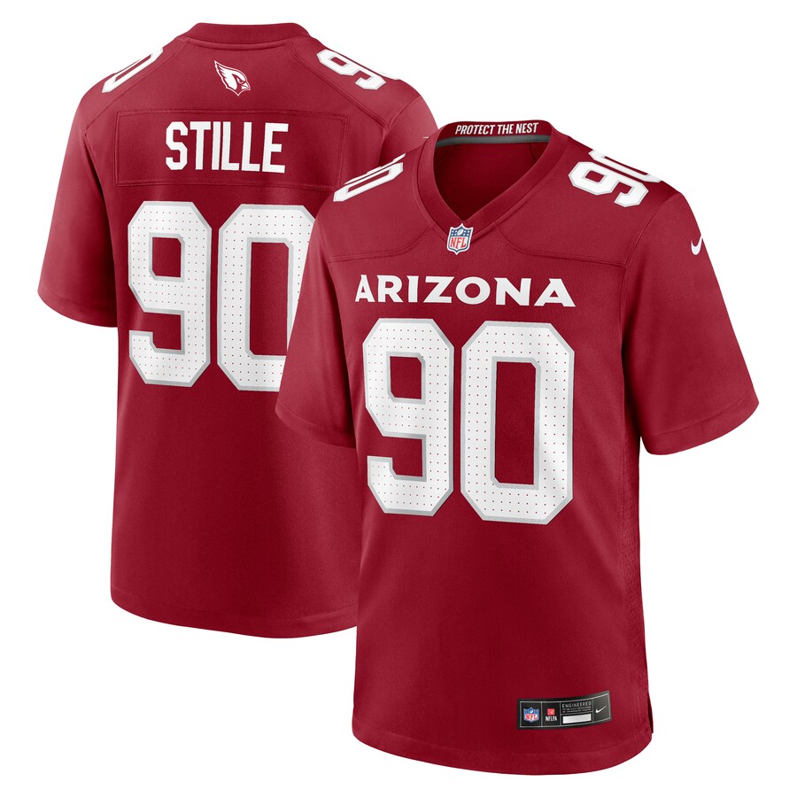 Men's Arizona Cardinals Ben Stille Nike  Cardinal Team Game Jersey - Puhuasuan