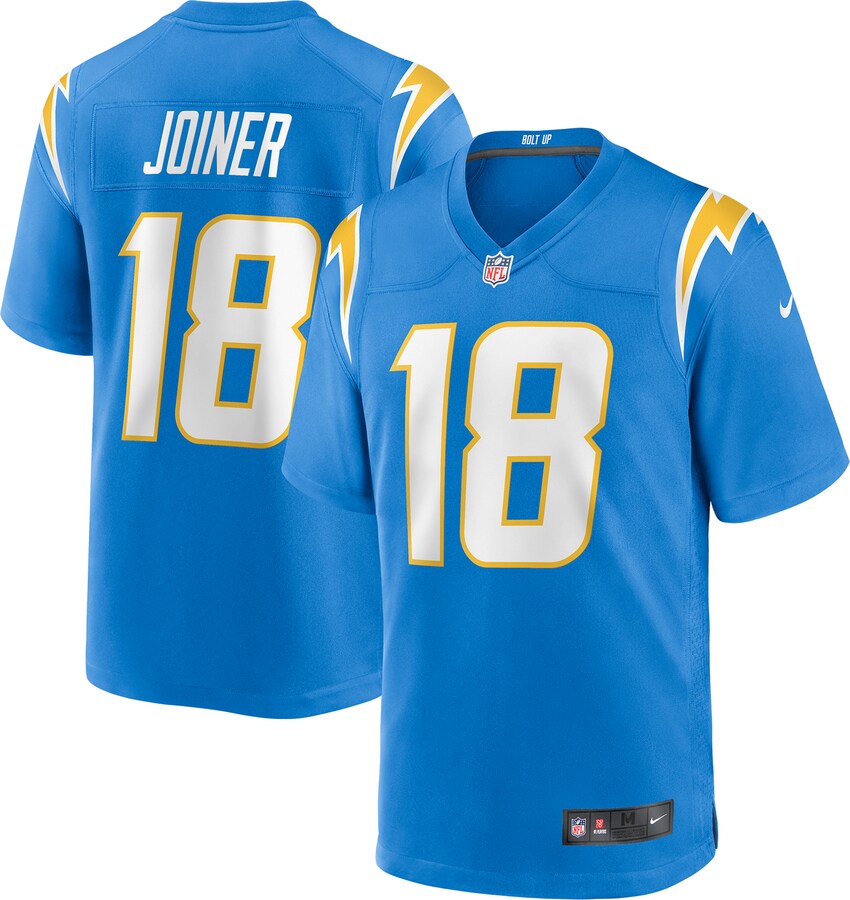 Men's Los Angeles Chargers Charlie Joiner Nike Powder Blue Game Retired Player Jersey - Puhuasuan