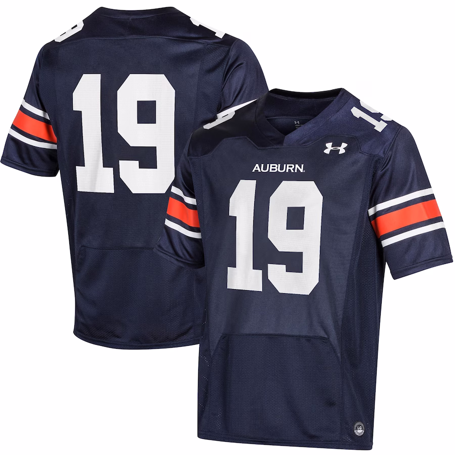 #19 Auburn Tigers Under Armour Replica Jersey - Navy - Puhuasuan