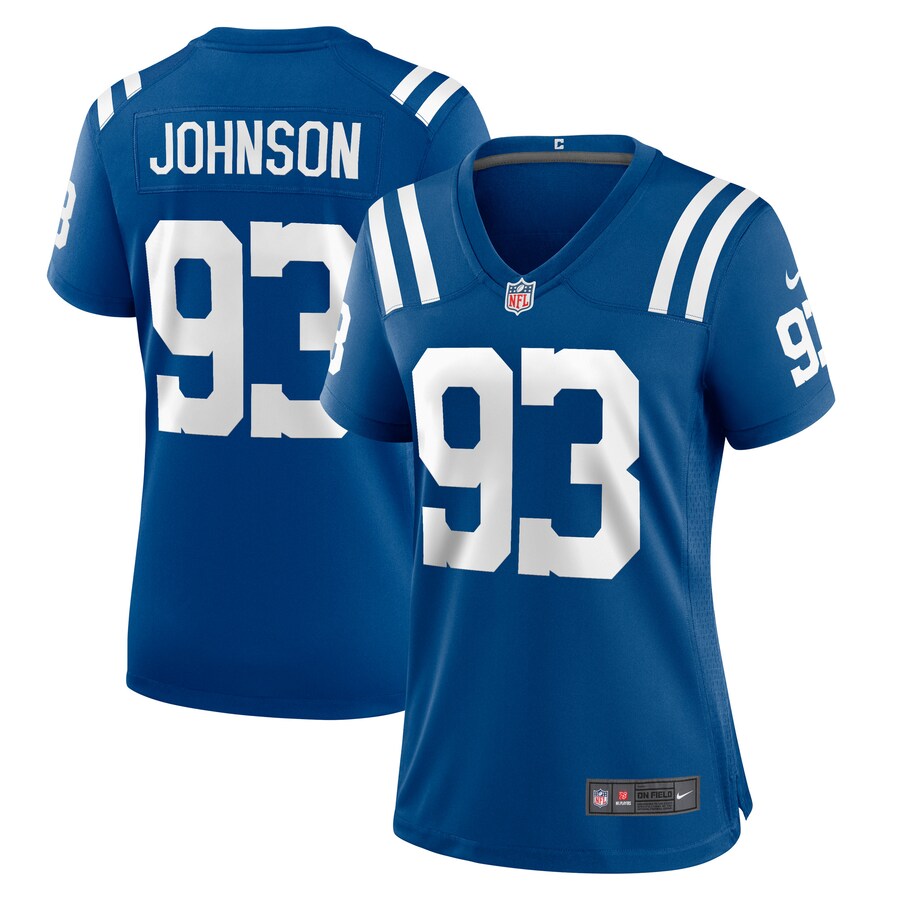 Women's Indianapolis Colts Eric Johnson Nike Royal Player Game Jersey - Puhuasuan
