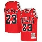 Youth Chicago Bulls Michael Jordan Mitchell & Ness Red Hardwood Classics 1997/98 Authentic Jersey - Puhuasuan