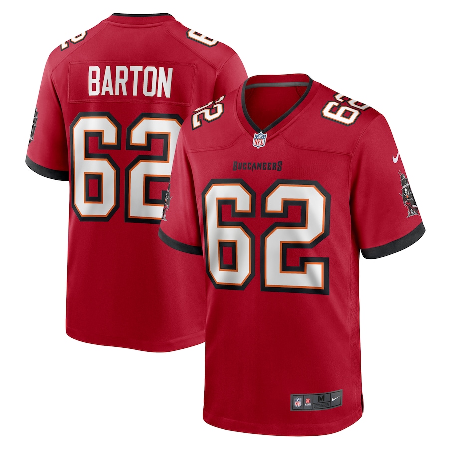 Men's Tampa Bay Buccaneers Graham Barton Nike  Red  Game Jersey - Puhuasuan