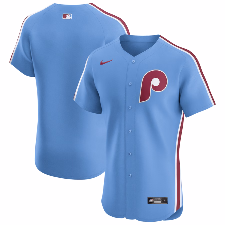 Men's Philadelphia Phillies Nike Royal Alternate Elite Jersey - Puhuasuan