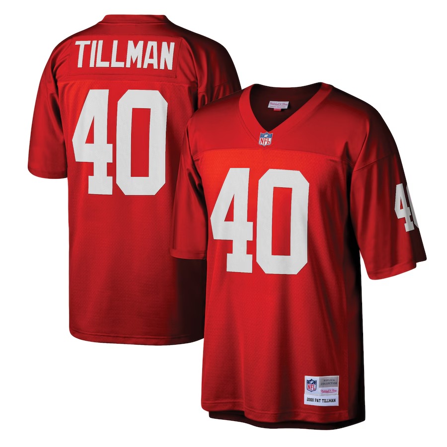 Men's Arizona Cardinals Pat Tillman Mitchell & Ness Cardinal Legacy Replica Jersey - Puhuasuan