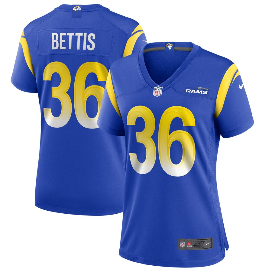 Women's Los Angeles Rams Jerome Bettis Nike Royal Game Retired Player Jersey - Puhuasuan