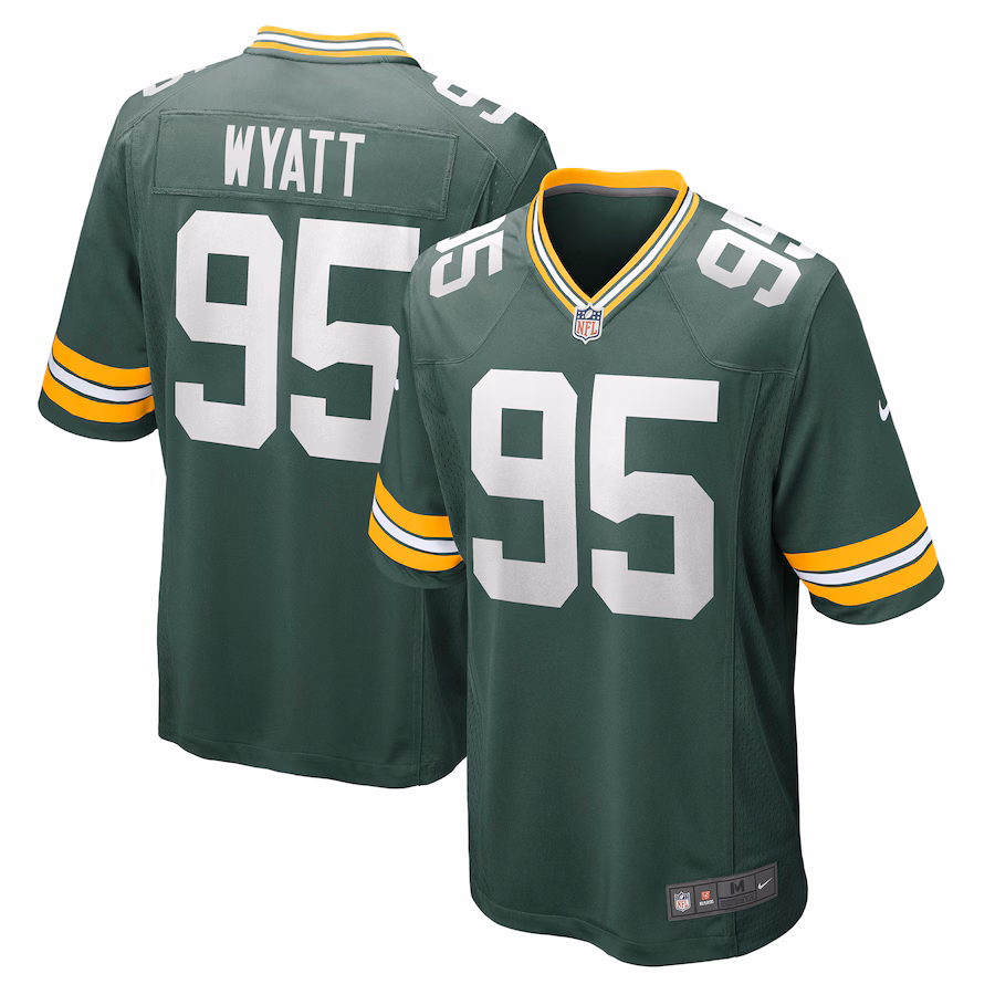 Men's Green Bay Packers Devonte Wyatt Nike Green Player Game Jersey - Puhuasuan