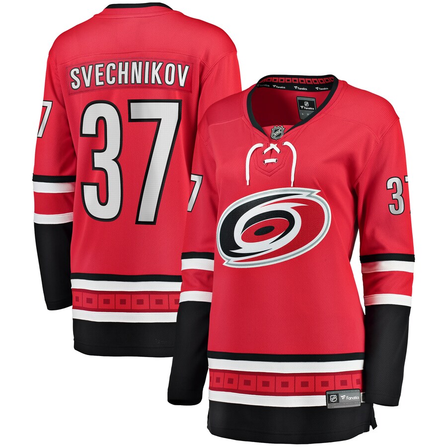 Women's Carolina Hurricanes Andrei Svechnikov Fanatics Branded Red Alternate Breakaway Player Jersey - Puhuasuan
